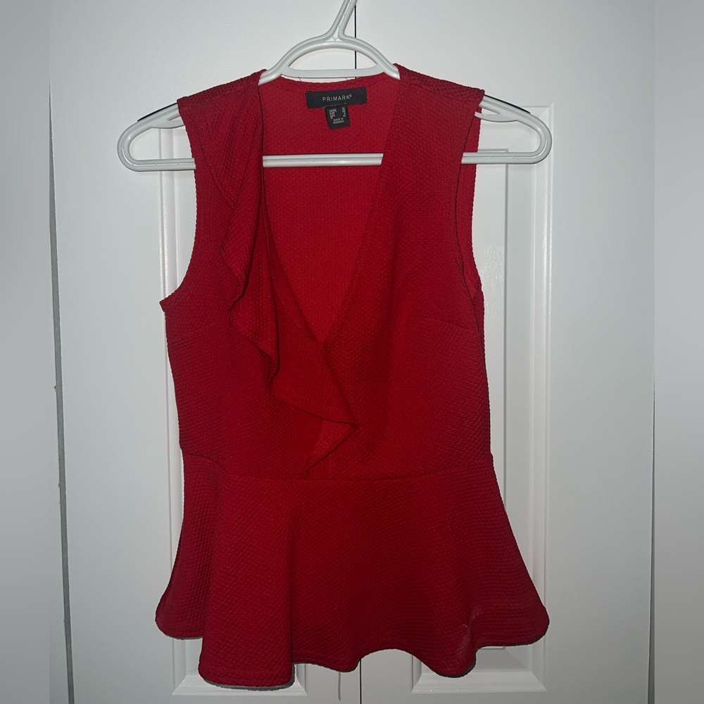 Red Primark Top